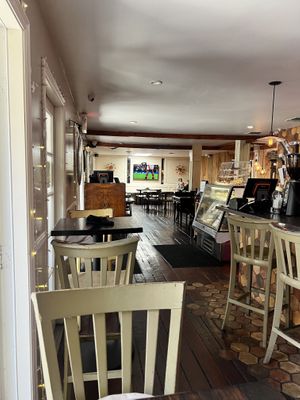 Indoor seating   at SunCafe in Studio City