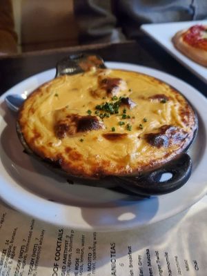 The Mac & Cheese (vegan) at SunCafe in Studio City
