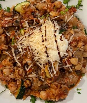 Risotto at SunCafe in Studio City