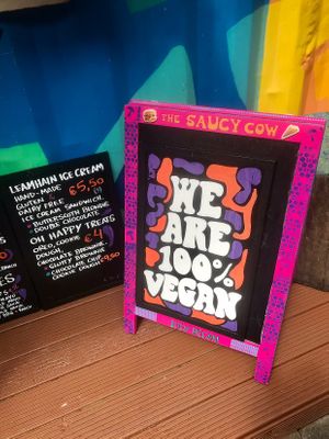 Menu at The Saucy Cow in Phibsborough