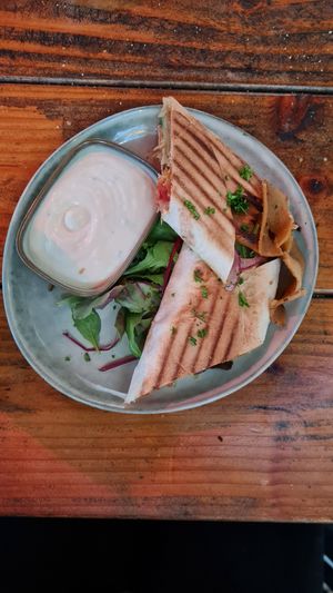 Vegan dönerwrap at Tapasbar Plan B in Breda