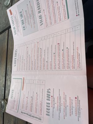 Menu   at Tapasbar Plan B in Breda