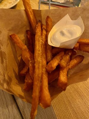 Sweet potato fries   at Tapasbar Plan B in Breda