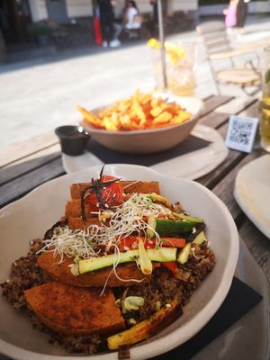Vegan bowl at Nana Cafe & Lounge Bar in Maribor