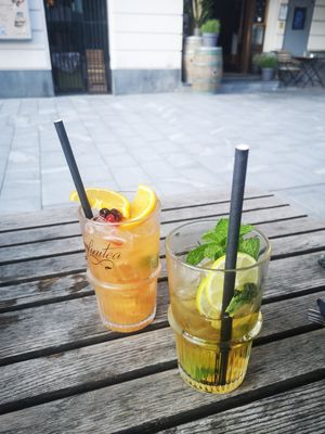 Ice tea at Nana Cafe & Lounge Bar in Maribor