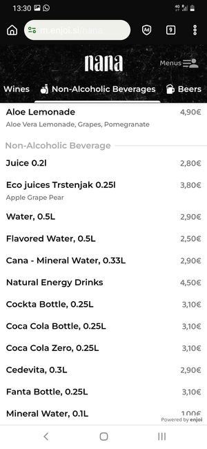  at Nana Cafe & Lounge Bar in Maribor