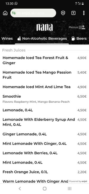  at Nana Cafe & Lounge Bar in Maribor