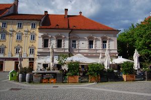 Garden at Nana Cafe & Lounge Bar in Maribor