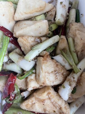 Salt & pepper tofu (better as dine in than takeout but still good)  at Lionhead in Seattle