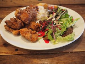 Lunch set at Sunny Place in Kyoto