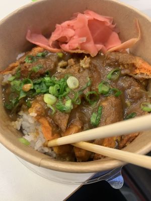 katsu curry  at Soul Sushi in Edinburgh