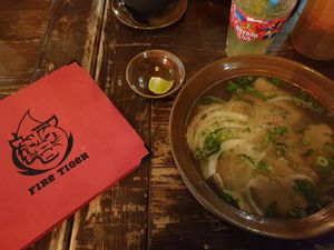 vegan Pho at Fire Tiger in Berlin