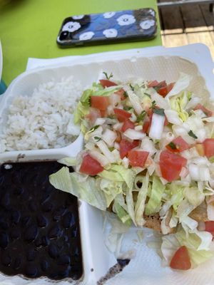 Vegan tacos  at Lola's Taqueria in Belvedere