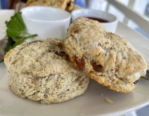 Scones  at Pendray Inn and Tea House in Victoria