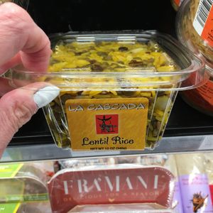 Vegan Lentil Rice at Woodlands Market in Tiburon