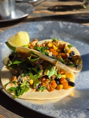 Sweet Potato Tacos at Vida Taco Bar in Annapolis