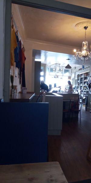 View from back of the shop/ cafe at Eat.Love.Yoga in Kidderminster