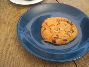 Chocolate chip cookie at Eat.Love.Yoga in Kidderminster