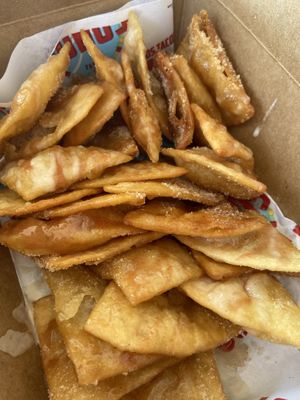 Sopapillas. at Nuno's Tacos & Vegmex Grill in Dallas