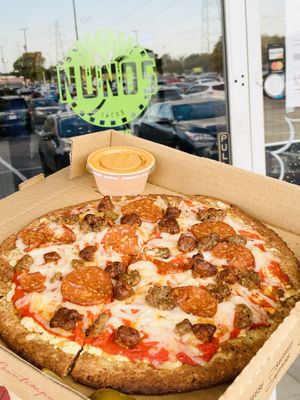 PIZZA @ Nuno’s  at Nuno's Tacos & Vegmex Grill in Dallas