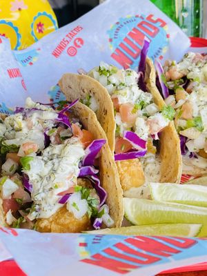 Fishless tacos  at Nuno's Tacos & Vegmex Grill in Dallas