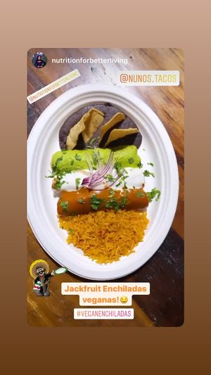 Nunos Enchiladas  at Nuno's Tacos & Vegmex Grill in Dallas