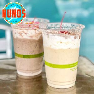 Shakes made with Oatly softserve  at Nuno's Tacos & Vegmex Grill in Dallas