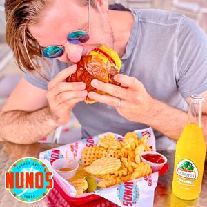 Vegan Pollo Sandwich  at Nuno's Tacos & Vegmex Grill in Dallas