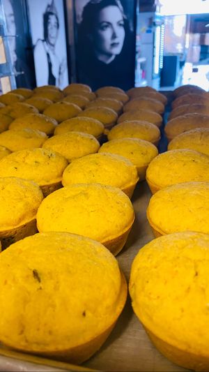 Cornbread available Fridays & Saturdays  at Nuno's Tacos & Vegmex Grill in Dallas