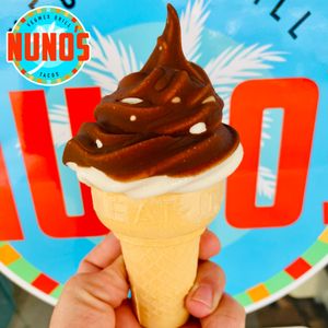 Nunos Classic SoftServe cone  at Nuno's Tacos & Vegmex Grill in Dallas
