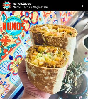 Saw this picture it's what made me wanted to eat it at Nuno's Tacos & Vegmex Grill in Dallas