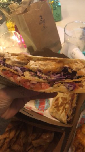 Captain krunchwrap   at Nuno's Tacos & Vegmex Grill in Dallas