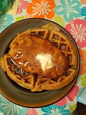 Delivery.  Soo damn good at Nuno's Tacos & Vegmex Grill in Dallas