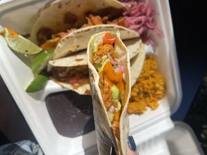 Fajita street taco   at Nuno's Tacos & Vegmex Grill in Dallas