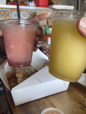 Margaritas   at Nuno's Tacos & Vegmex Grill in Dallas