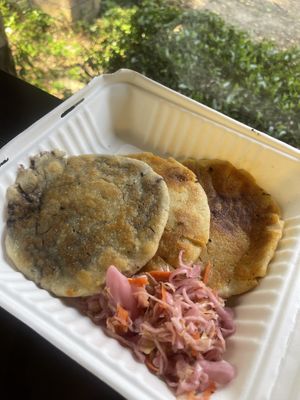 Pupusas   at Nuno's Tacos & Vegmex Grill in Dallas