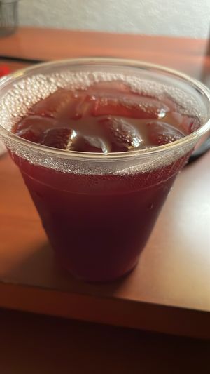 Água fresca  at Nuno's Tacos & Vegmex Grill in Dallas