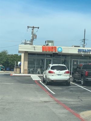 A smallish suite, so we took our food to go  at Nuno's Tacos & Vegmex Grill in Dallas