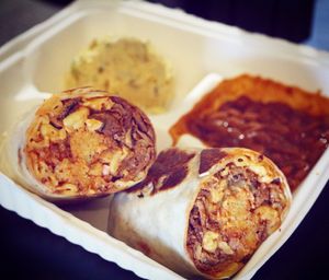 Tejano BBQ Wrap at Nuno's Tacos & Vegmex Grill in Dallas