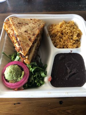 Quesadillas at Nuno's Tacos & Vegmex Grill in Dallas