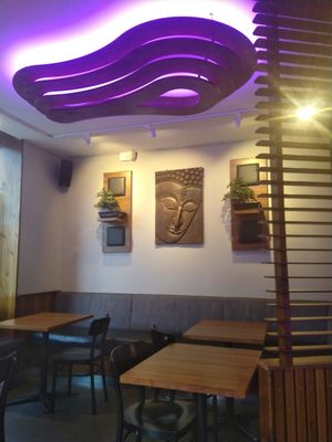 Seating area at Kroathai in Bergen