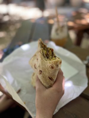 Jackfruit breakfast burrito  at Amo Nakatl Asada in Temecula