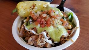 Jack Carnitas Bowl at Amo Nakatl Asada in Temecula