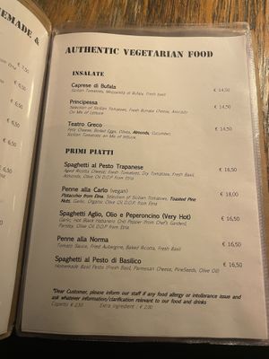   at Timoleone Veggie Restaurant & Cocktail Bar in Taormina