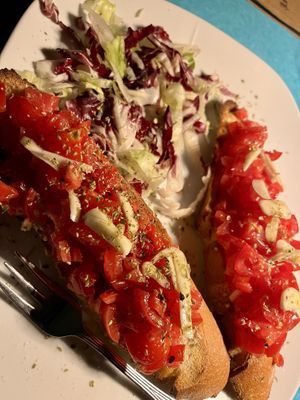Bruschetta alla Carlo    at Timoleone Veggie Restaurant & Cocktail Bar in Taormina