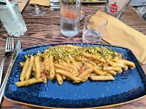 Penne Alla Carlo at Timoleone Veggie Restaurant & Cocktail Bar in Taormina
