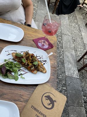 Best meal in Taormina  at Timoleone Veggie Restaurant & Cocktail Bar in Taormina