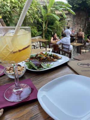   at Timoleone Veggie Restaurant & Cocktail Bar in Taormina