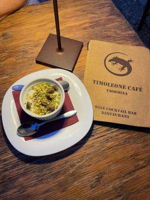   at Timoleone Veggie Restaurant & Cocktail Bar in Taormina