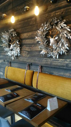 Booths at G-Street Pizza in Halifax